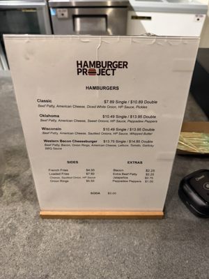 Menu photo 3 Hamburger Project San Francisco, CA