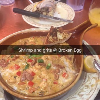Another Broken Egg Cafe - Shrimp and grits - Breakfast & Brunch Near Me - Jacksonville, Florida