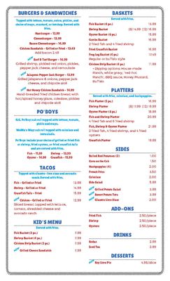 Menu photo 2 WaWa's Seafood Shack Athens, TX Menu photo 2 WaWa's Seafood Shack Athens, TX