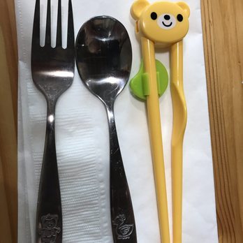 Beyond The Bowl - Special sized child silverware (See all the animals?) - Poke Near Me - Seattle, Washington
