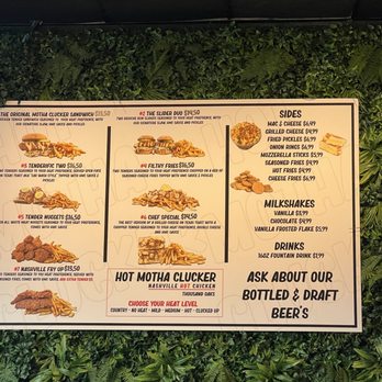 Hot Motha Clucker - Menu - Chicken Shop Near Me - Thousand Oaks, California