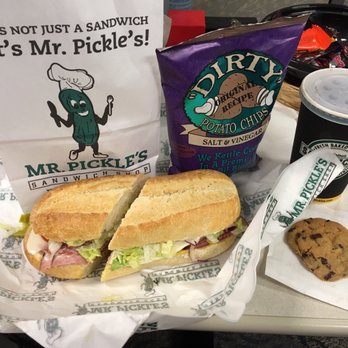 Mr. Pickle's Sandwich Shop - Italian on sourdough roll with combo (chips and a 16 oz fountain soda for extra $2.99) - Sandwiches Near Me - San Ramon, California