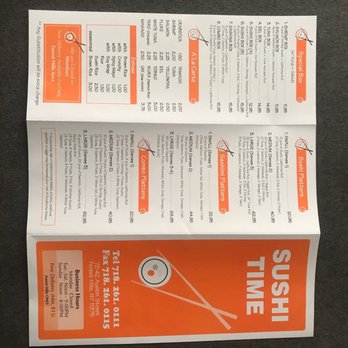 Sushi Time - Menu 10/18 - Sushi Bars Near Me - Forest Hills, New York Sushi Time - Menu 10/18 - Sushi Bars Near Me - Forest Hills, New York