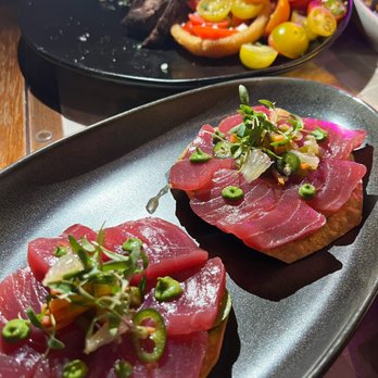 Serena - Tuna Tacos and Grilled Flatiron Steak - Mexican Near Me - Miami Beach, Florida Serena - Tuna Tacos and Grilled Flatiron Steak - Mexican Near Me - Miami Beach, Florida