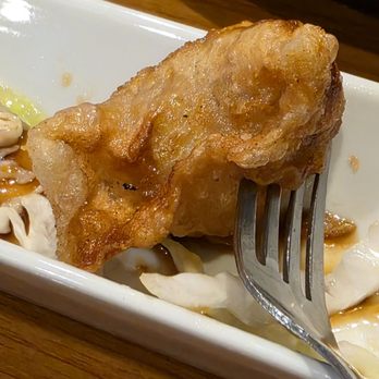 Wok n Roll Kitchen - A Pork Fried Dumpling. - Asian Fusion Near Me - Roanoke, Virginia