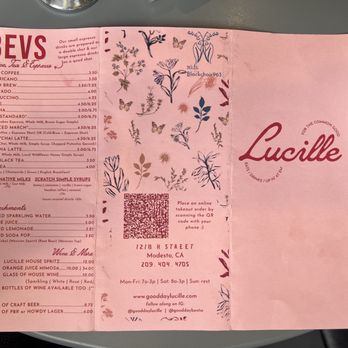 Lucille - Menu - Breakfast & Brunch Near Me - Modesto, California