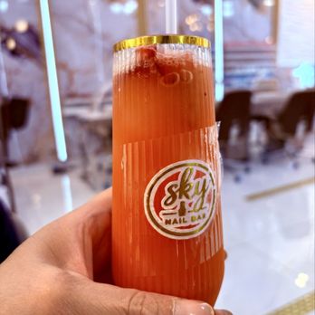 Sky Nail Bar - My refreshing strawberry coconut drink - Nail Salons Near Me - Novato, California Sky Nail Bar - My refreshing strawberry coconut drink - Nail Salons Near Me - Novato, California
