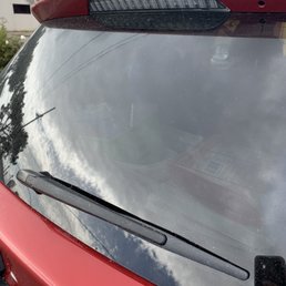 Car with grain residue. Car with grain residue.