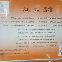 Pricing of cakes Pricing of cakes