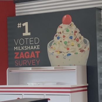 Steak ’n Shake -  a large ice cream sundae - Fast Food Near Me - Sanford, Florida
