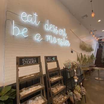 Mini Monster Cafe - Interior - Ice Cream & Frozen Yogurt Near Me - Long Beach, California Mini Monster Cafe - Interior - Ice Cream & Frozen Yogurt Near Me - Long Beach, California