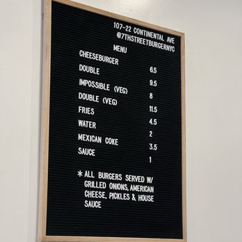 7th Street Burger Forest Hills - Menu - Burgers Near Me - Queens, New York