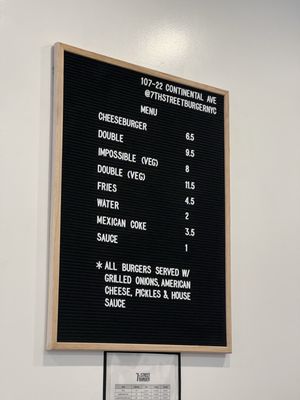 Menu photo 6 7th Street Burger Forest Hills Queens, NY