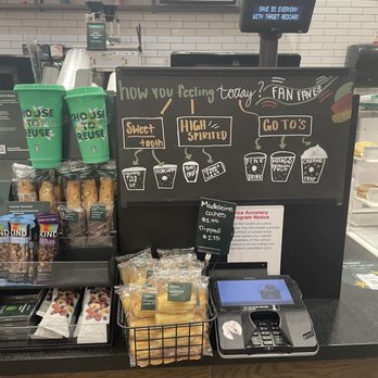 Starbucks - a coffee shop counter with coffee and snacks - Coffee & Tea Near Me - Camarillo, California Starbucks - a coffee shop counter with coffee and snacks - Coffee & Tea Near Me - Camarillo, California