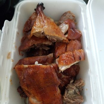 Ho Ho BBQ - half duck (already took some pieces out lol) - Chinese Near Me - Toronto, Ontario Ho Ho BBQ - half duck (already took some pieces out lol) - Chinese Near Me - Toronto, Ontario