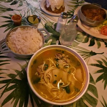 Kumbala Bar & Grill - Chicken soup with rice and mofongo. - Bars Near Me - Raleigh, North Carolina Kumbala Bar & Grill - Chicken soup with rice and mofongo. - Bars Near Me - Raleigh, North Carolina