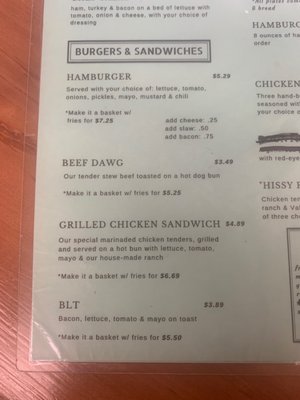 Menu photo 3 Vals Southern Kitchen Chesnee, SC