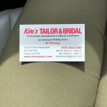 Kim's Tailor Bridal & Formal - Bridal Near Me - Raleigh, North Carolina Kim's Tailor Bridal & Formal - Bridal Near Me - Raleigh, North Carolina