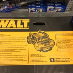 Lowe's Home Improvement - Dewalt air compressor