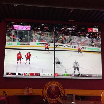 University Sports Grill - Big Screen in dining area for customers. - Sports Bars Near Me - Tempe, Arizona