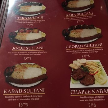 La Maison Afghane du Kebab - Menu - Afghan Near Me - Longueuil, Quebec