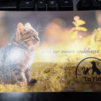 La Fin Veterinary - The beautiful, handwritten condolence card - Pet Cremation Services Near Me La Fin Veterinary - The beautiful, handwritten condolence card - Pet Cremation Services Near Me