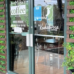 Exterior outside entrance of Pour Mike's Coffee House - November 2022 - Saint Johns, Florida Exterior outside entrance of Pour Mike's Coffee House - November 2022 - Saint Johns, Florida