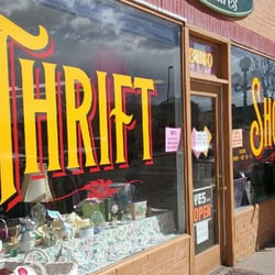 Neighborhood Treasures Thrift Shop - Old Skool Front window!
