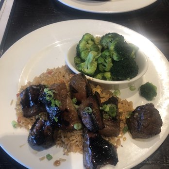 Local Goat - Flame-Grilled Ribeye* & Teriyaki Kabobs* - New American Near Me - Pigeon Forge, Tennessee Local Goat - Flame-Grilled Ribeye* & Teriyaki Kabobs* - New American Near Me - Pigeon Forge, Tennessee