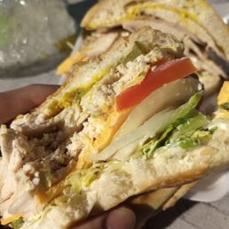 BBQ turkey and cheddar