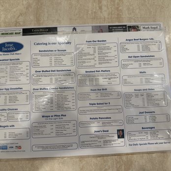 Jacob's Restaurant - The Menu - Delis Near Me - Boynton Beach, Florida