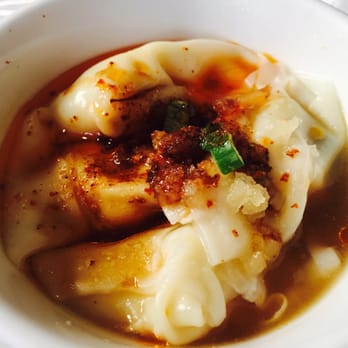Sichuan - Dumplings, very small bowl, taste much better than it looks. We ordered 3 different kinds. - Chinese Near Me - Vienna, 9