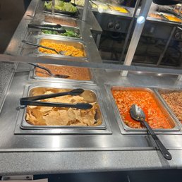 a variety of food items