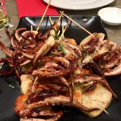 Ristorante Di Houjie - Squid tentacles & tofu skewers
