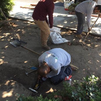 Cocoturf - Prep: clearing off surface leaves and debris and capping off the sprinklers. - Artificial Turf Near Me - Los Angeles. CA, California Cocoturf - Prep: clearing off surface leaves and debris and capping off the sprinklers. - Artificial Turf Near Me - Los Angeles. CA, California