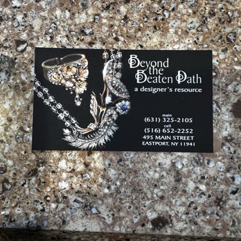 Beyond the Beaten Path - Welcome to Beyond the Beaten Path. Located at 495 Main Street, Eastport, NY, Long Island. - Jewelry Near Me - Eastport, New York Beyond the Beaten Path - Welcome to Beyond the Beaten Path. Located at 495 Main Street, Eastport, NY, Long Island. - Jewelry Near Me - Eastport, New York