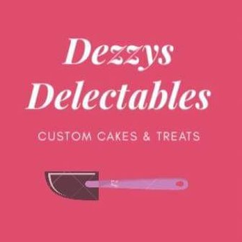 Dezzy's Delectables - a knife on a pink background - Desserts Near Me