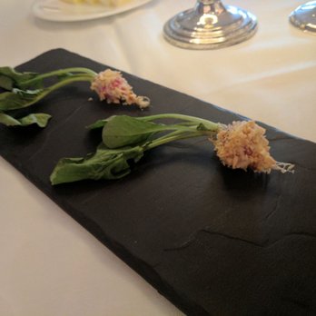 Le Papillon - Radish crusted with hazelnuts. Refreshing and crunchy. - French Near Me - San Jose, California