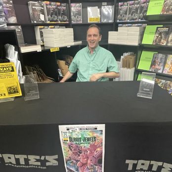 Tate's Comics - Emmy nominated, TELLY Award-Winning artist and Comic Book Creator Mike Kaye as a guest at Tate's Comics. - Comic Books Near Me - Lauderhill, Florida