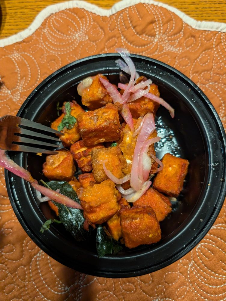 Food from Indian hot breads