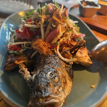 Valley Goat - Whole wood-fired branzino - New American Near Me - Sunnyvale, California Valley Goat - Whole wood-fired branzino - New American Near Me - Sunnyvale, California