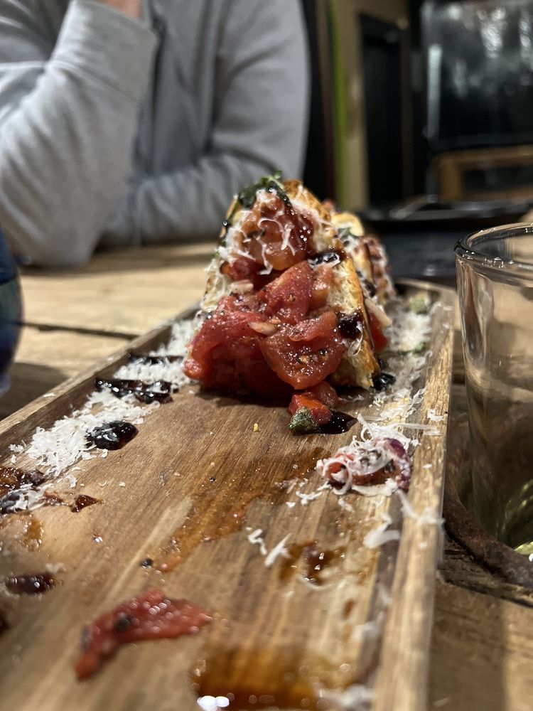 Food from Cesario’s Pizzeria