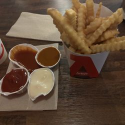 Arby's - Beef and cheddar combo (ate the Sammy oops)