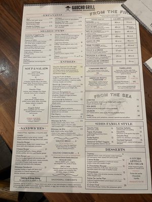 Menu photo 6 Gaucho Grill Argentine Steakhouse Downey, CA