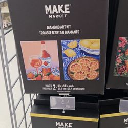 Michaels - Some diamond art kits. There's two smaller ones, but they're mounted on wooden frames ready to hang. Don't forget to use a coupon