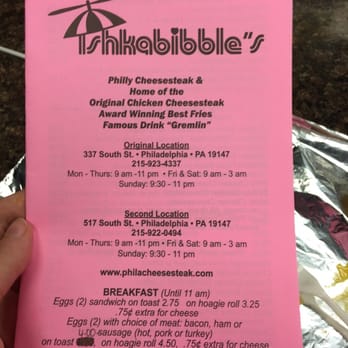 Ishkabibble's - Cheesesteaks Near Me - Philadelphia, Pennsylvania Ishkabibble's - Cheesesteaks Near Me - Philadelphia, Pennsylvania