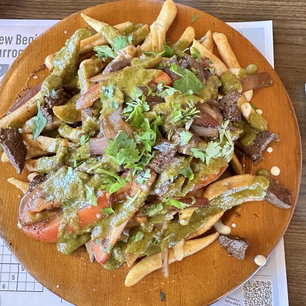 Fuego Restaurant - Lomo saltado with fries - Peruvian Near Me - South El Monte, California Fuego Restaurant - Lomo saltado with fries - Peruvian Near Me - South El Monte, California