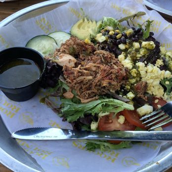 Rogers Roundhouse - Salad with chicken and vinaigrette. It was GREAT! - Beer Gardens Near Me - Fort Worth, Texas Rogers Roundhouse - Salad with chicken and vinaigrette. It was GREAT! - Beer Gardens Near Me - Fort Worth, Texas