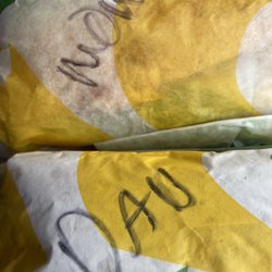 Cindy even wrote mom and dad on our samies. :)