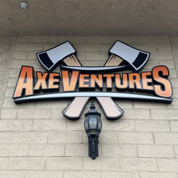 AxeVentures Axe Throwing - Can't miss the sign - Axe Throwing Near Me - San Jose, California